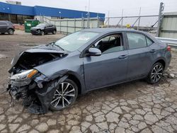 Salvage cars for sale from Copart Woodhaven, MI: 2017 Toyota Corolla L