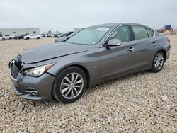 Salvage cars for sale at Temple, TX auction: 2016 Infiniti Q50 Premium