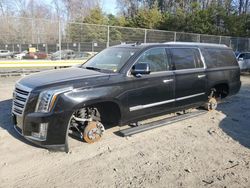 Cadillac Escalade salvage cars for sale: 2016 Cadillac Escalade ESV Platinum