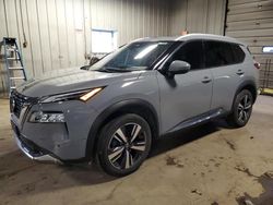 Salvage cars for sale at Franklin, WI auction: 2021 Nissan Rogue Platinum