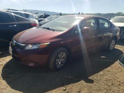 2012 Honda Civic LX for sale in San Martin, CA