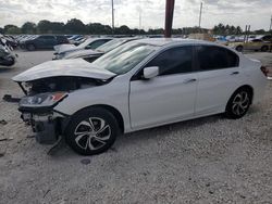 Salvage cars for sale at Homestead, FL auction: 2016 Honda Accord LX