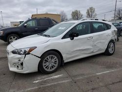 Vehiculos salvage en venta de Copart Moraine, OH: 2017 Subaru Impreza Premium Plus