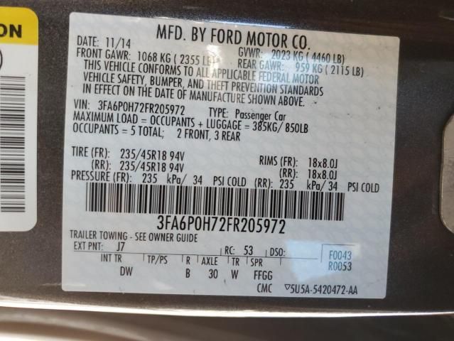 2015 Ford Fusion SE