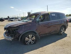 Honda salvage cars for sale: 2017 Honda Pilot EXL