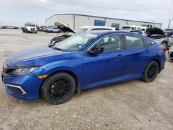 Salvage cars for sale from Copart Haslet, TX: 2019 Honda Civic LX