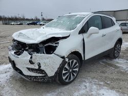 Salvage cars for sale from Copart Leroy, NY: 2022 Buick Encore Preferred
