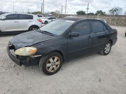 Salvage cars for sale at Homestead, FL auction: 2005 Toyota Corolla CE