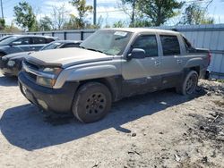Salvage cars for sale from Copart Riverview, FL: 2002 Chevrolet Avalanche C1500