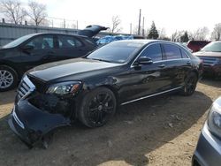 Salvage cars for sale at Lansing, MI auction: 2020 Mercedes-Benz S 560 4matic