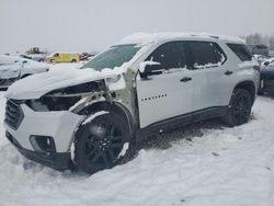 Salvage cars for sale at Wayland, MI auction: 2018 Chevrolet Traverse Premier