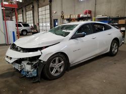 Chevrolet Malibu LS salvage cars for sale: 2020 Chevrolet Malibu LS