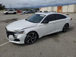 Salvage cars for sale at Van Nuys, CA auction: 2022 Honda Accord Sport