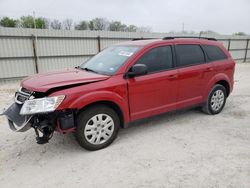 Dodge Journey SE salvage cars for sale: 2018 Dodge Journey SE