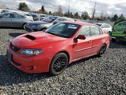Salvage cars for sale at Portland, OR auction: 2008 Subaru Impreza WRX