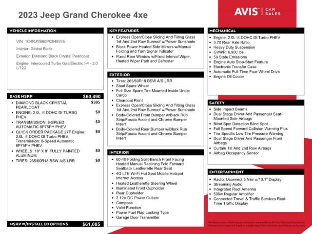 2023 Jeep Grand Cherokee Limited 4XE