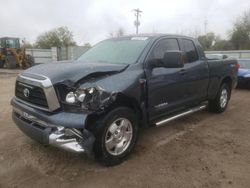 Salvage cars for sale from Copart Midway, FL: 2007 Toyota Tundra Double Cab SR5