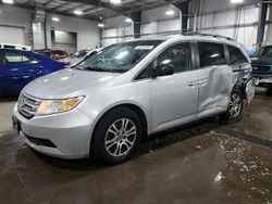 Salvage cars for sale at Ham Lake, MN auction: 2013 Honda Odyssey EX