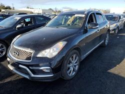 Salvage cars for sale from Copart Martinez, CA: 2016 Infiniti QX50