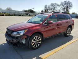 Subaru salvage cars for sale: 2017 Subaru Outback 2.5I Limited