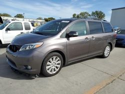 Toyota salvage cars for sale: 2017 Toyota Sienna XLE