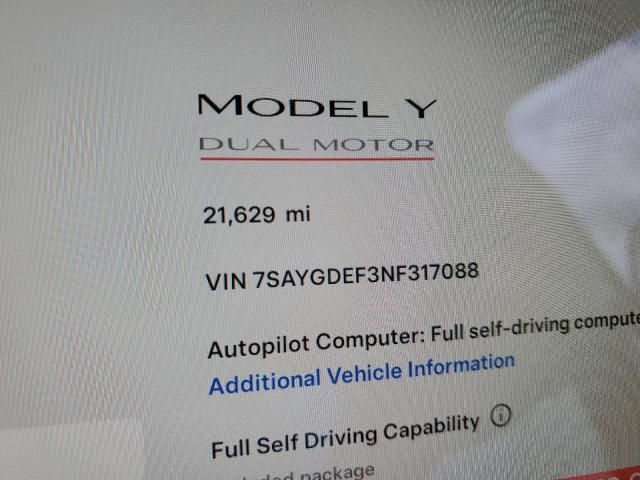 2022 Tesla Model Y