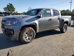 Salvage cars for sale from Copart San Martin, CA: 2021 Chevrolet Colorado LT