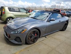 Salvage cars for sale at Louisville, KY auction: 2019 Maserati Granturismo S