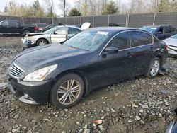 Salvage cars for sale from Copart Waldorf, MD: 2011 Infiniti G37