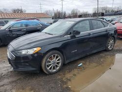 Vehiculos salvage en venta de Copart Columbus, OH: 2017 Ford Fusion SE Hybrid