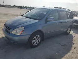 Salvage cars for sale at Arcadia, FL auction: 2007 KIA Sedona EX