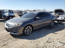 Salvage cars for sale from Copart Kansas City, KS: 2013 Honda Accord Sport