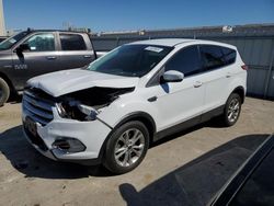 Salvage cars for sale from Copart Kansas City, KS: 2017 Ford Escape SE