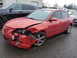 Mazda 3 s salvage cars for sale: 2005 Mazda 3 S