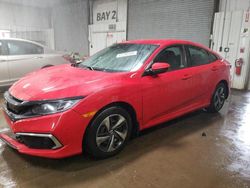 Honda salvage cars for sale: 2020 Honda Civic LX