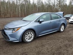 Salvage cars for sale from Copart Bowmanville, ON: 2020 Toyota Corolla LE