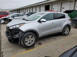 Salvage cars for sale at Louisville, KY auction: 2019 KIA Sportage LX