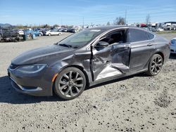 Chrysler 200 salvage cars for sale: 2015 Chrysler 200 Limited