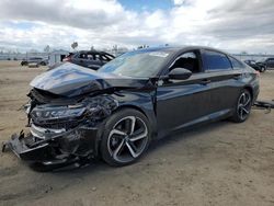 Salvage cars for sale at Bakersfield, CA auction: 2020 Honda Accord Sport