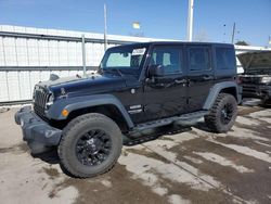 Jeep Wrangler salvage cars for sale: 2018 Jeep Wrangler Unlimited Sport