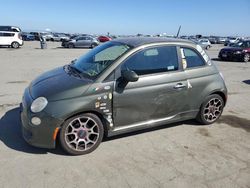 Salvage cars for sale at Martinez, CA auction: 2012 Fiat 500 Sport