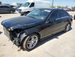 Salvage cars for sale at Grand Prairie, TX auction: 2014 Mercedes-Benz C 250