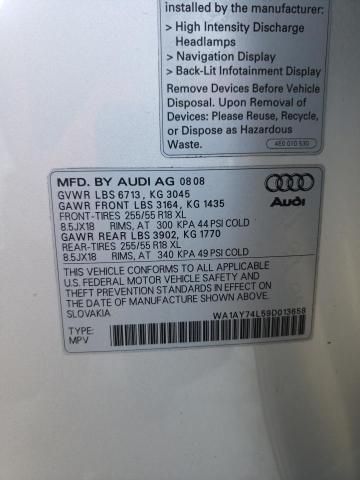 2009 Audi Q7 3.6 Quattro