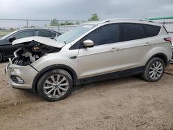 Ford salvage cars for sale: 2017 Ford Escape Titanium