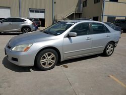 Salvage cars for sale at Wilmer, TX auction: 2006 Honda Accord SE