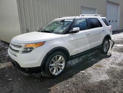 Salvage cars for sale at Center Rutland, VT auction: 2013 Ford Explorer Limited