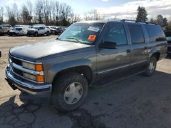 Salvage cars for sale at Portland, OR auction: 1999 Chevrolet Suburban K1500