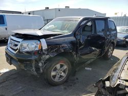 Salvage cars for sale at Vallejo, CA auction: 2009 Honda Pilot EX