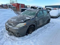 Salvage cars for sale at Rocky View County, AB auction: 2005 Toyota Corolla Matrix XR