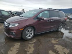 Salvage cars for sale at Woodhaven, MI auction: 2020 Honda Odyssey EX